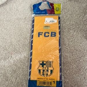 FC Barcelona men’s soccer themed socks